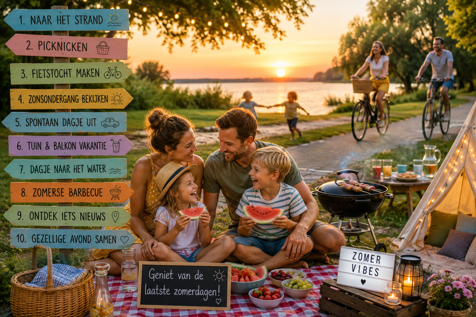 10 leuke dingen om te doen als de zomer bijna voorbij is.